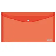 Spirit: Czerwony przezroczysty plastikowy skoroszyt na dokumenty 235x115 mm