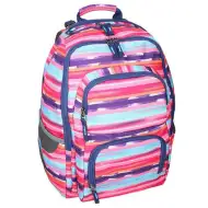Spirit: E-Bag kolorowy paskowany zaokrąglony plecak szkolny 46x34x22 cm