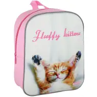 Spirit: Happy Kittens radosne kotki 3D plecak przedszkolny z zaokrąglonymi brzegami 30x25x12 cm