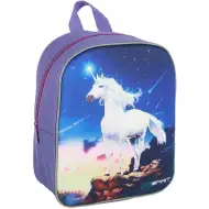 Spirit: Jednorożec 3D wzorzysty przedszkolny zaokrąglony plecak 30x25x12cm