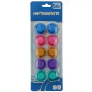 Spirit: Kolorowe magnesy do tablicy 30mm, zestaw 10 sztuk