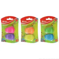 Spirit: Loop ergonomiczna gumka do mazania w różnych kolorach, zestaw 2 sztuki