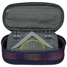 Spirit: My Bag piórnik owalny z dwoma przegrodami w wzór szwów zdjęcie 4