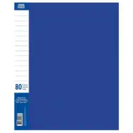 Spirit: Niebieska teczka prezentacyjna z 80 kieszeniami, format A4