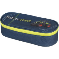 Spirit: Owalny piórnik z motywem traktora 20x10x6 cm