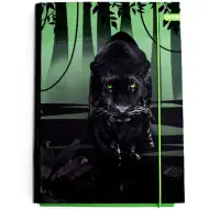 Spirit: Panther gumowa okładka na zeszyty w rozmiarze A4 z motywem czarnej pantery