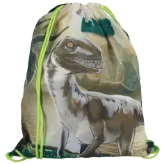 Spirit: Plecak szkolny z dinozaurem Raptor, zestaw 5-częściowy, 38x17x28 cm zdjęcie 7