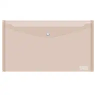 Spirit: Szara, przezroczysta plastikowa teczka na dokumenty 235x115 mm