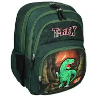 Spirit: T-Rex czterokomorowy zaokrąglony plecak szkolny, plecak 40x20x18 cm