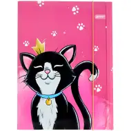 Spirit: Teczka gumowa z kotką Cat Queen A/4