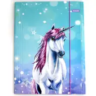 Spirit: Teczka z gumką w rozmiarze A4 z motywem jednorożca "Little Dream"
