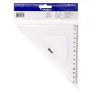 Spirit: Trójkątny plastikowy kątomierz 45 stopni 13 cm