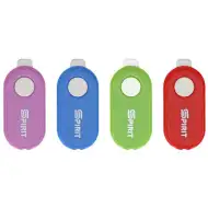 Spirit: Twist owalna gumka do ścierania w plastikowym etui, różne kolory, 1 szt.