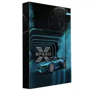 Spirit: X-Speed pudełko na zeszyty z gumką, format A/4