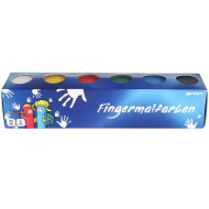 Spirit: Zestaw farb do malowania palcami 6 x 25 ml