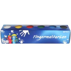 Spirit: Zestaw farb do malowania palcami 6 x 25 ml