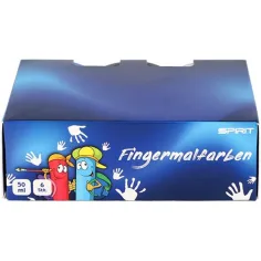 Spirit: Zestaw farb do malowania palcami 6x50 ml
