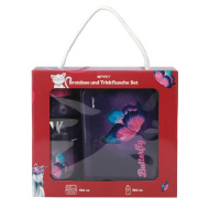 Spirit: Zestaw śniadaniówki i bidonu z motylkami