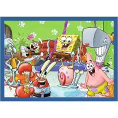 SpongeBob 4 w 1 puzzle 35-48-54-70 elementów - Trefl zdjęcie 5