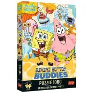 SpongeBob Kanciastoporty Najlepsi przyjaciele Bikini Dolne, puzzle 1000 elementów Premium Plus Quality – Trefl
