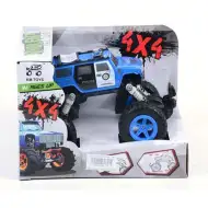 Sprężynowy policyjny samochód terenowy 4x4.