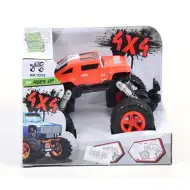 Sprężynowy terenowy samochód 4x4 w kolorze czerwonym