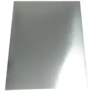 Srebrny metaliczny papier dekoracyjny dwustronny 50x70 cm