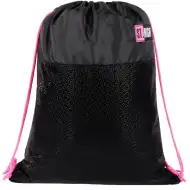 St.Right Black Glitter worek na buty, worek sportowy 34x43 cm