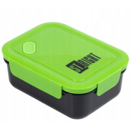 St.Right Black and Green plastikowy pojemnik na drugie śniadanie
