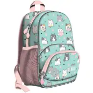 St.Right Charming Cats plecak szkolny z kotami BP70 32x22x11,5 cm