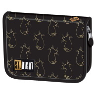 St.Right Golden Cats rozkładany piórnik PC03 20,5x14x3,5 cm