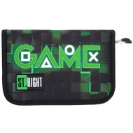 St.Right Green Game rozkładany piórnik PC03 20,5x14x3,5 cm