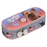 St.Right My Little Friends Grey York piórnik owalny 23 cm
