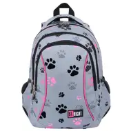 St.Right Paws trzykomorowy plecak szkolny 39x27x17 cm