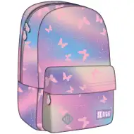 St.Right Pink Butterfly różowy plecak szkolny z motywem motyla BP33 40x27x17 cm