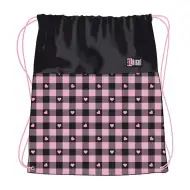 St.Right Pink Checkered worek na buty, worek sportowy 43x34 cm