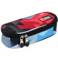 St.Right kolorowy piórnik owalny z wzorem 3D, 23 cm