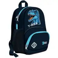 St.Right niebieski plecak szkolny z motywem T-Rexa BP70 32x22x11,5 cm