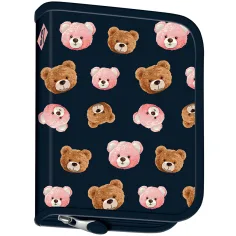 St.Right piórnik rozkładany z motywem misia Teddy bear PC03 20,5x14x3,5 cm zdjęcie 2