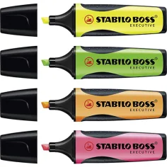 Stabilo: BOSS Executive zakreślacz w różnych kolorach, zestaw 4 sztuki zdjęcie 2