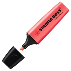 Stabilo: BOSS Original zakreślacz w kolorze czerwonym, grubość linii 2-5 mm zdjęcie 2