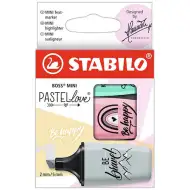 Stabilo: Boss Mini Pastellove zestaw zakreślaczy 3 sztuki