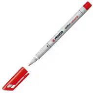 Stabilo: OHPen "F" czerwony marker alkoholowy o grubości linii 0,7 mm