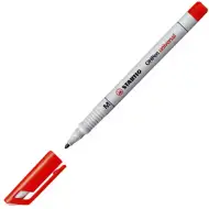 Stabilo: OHPen "M" czerwony marker alkoholowy o grubości linii 1,0 mm