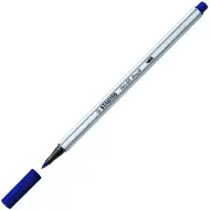 Stabilo: Pen 68 brush pędzelkowy pisak ciemnoniebieski