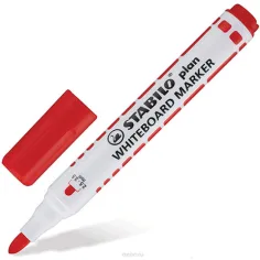 Stabilo: Plan WhiteBoard marker tablicowy w kolorze czerwonym zdjęcie 2