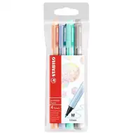 Stabilo: pointMax zestaw cienkopisów pastelowych 4 sztuki M 0,8 mm