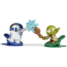 Star Wars Battle Bobblers R2-D2 vs Yoda figurka z klipsem - Hasbro zdjęcie 3