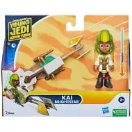 Star Wars: Przygody Młodych Jedi - Zestaw figurka Kai Brightstar z rydwanem 7,5 cm - Hasbro