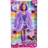 Steffi Love: Fluffy lalka modowa w fioletowej sukience - Simba Toys
